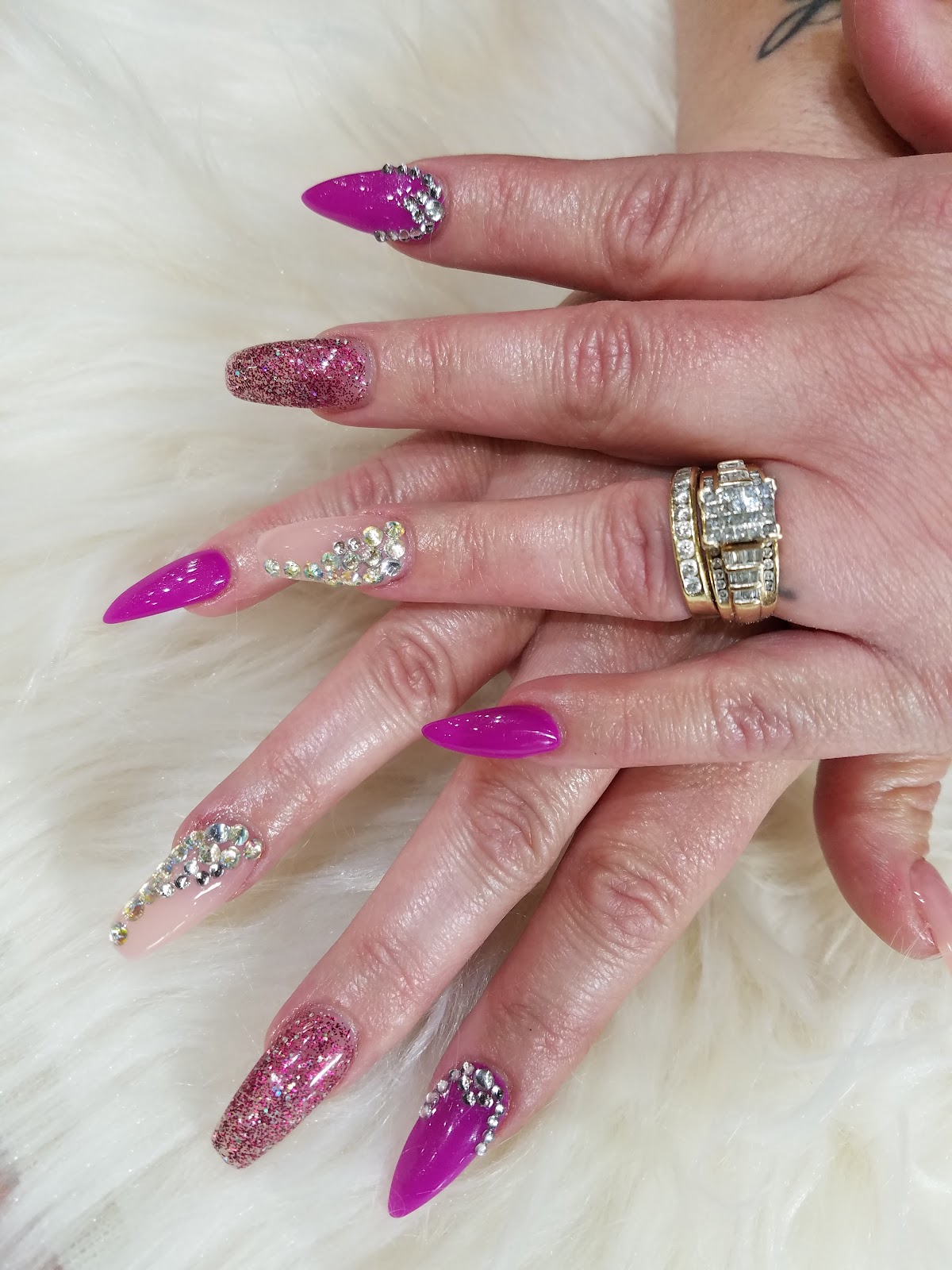 Nail care in progress at Fabulous Nails Spa and Lashes